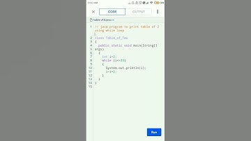 java program to print table of 2 using while loop. #shorts #shortsvideo