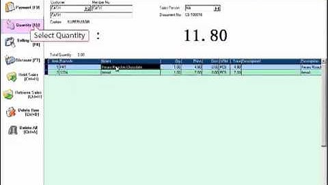Smart POS Quantity Tutorial