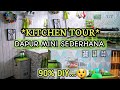 Penampakan dapur hijau mini sederhana  | kitchen tour