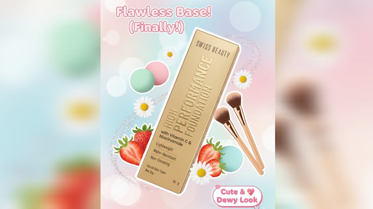 👉Swiss beauty High performance foundation honest review 💝🙈