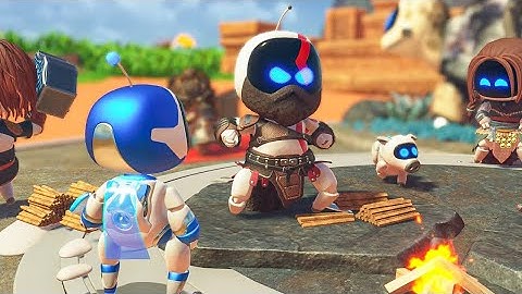 Astro Bot - God of War Bots ALL Special Interactions