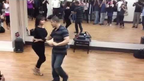 Int. Turn Pattern Class at Dance On 2 NYC with Gabriel Perez and Melanie Torres