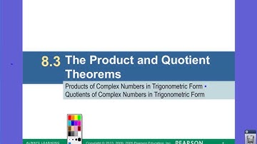 8.3 The Product and Quotient Theorems part 1