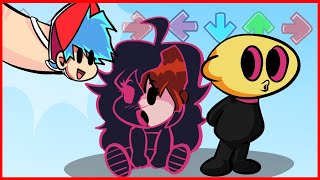 Anime Chibi Fnf vs Finger - Friday Night Funkin' Animation - Evil Girlfriend & Demon Lemon