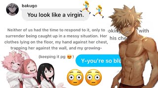 bakugo got caught doing what?! | bnha texts | friends with benefits au p1