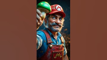 Mario Bros 1up. Short AI art animation. #aiart #mariobros