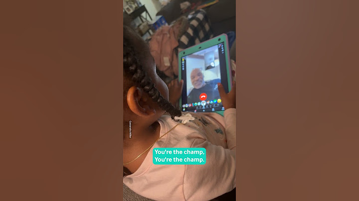 Three Year Old Thinks She's talking To Mike Tyson 😂