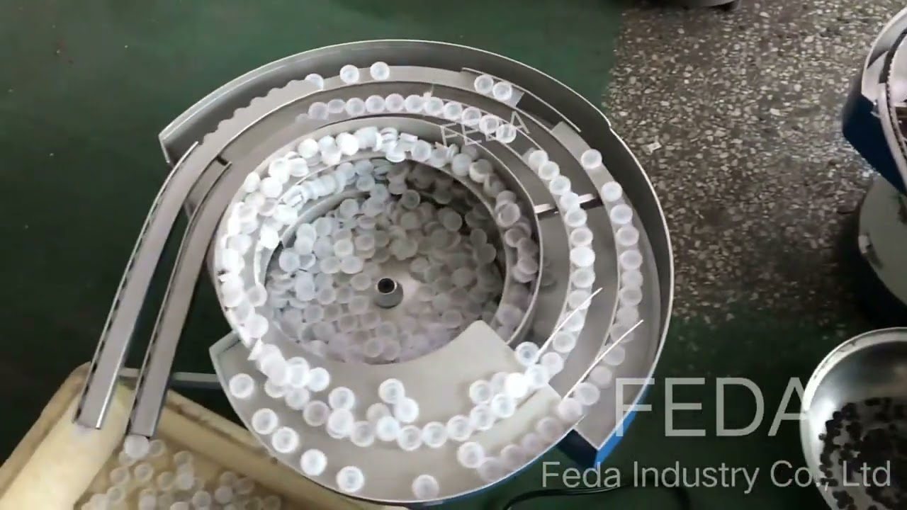 FEDA customized vibration bowl for sorting material and automatic feeding