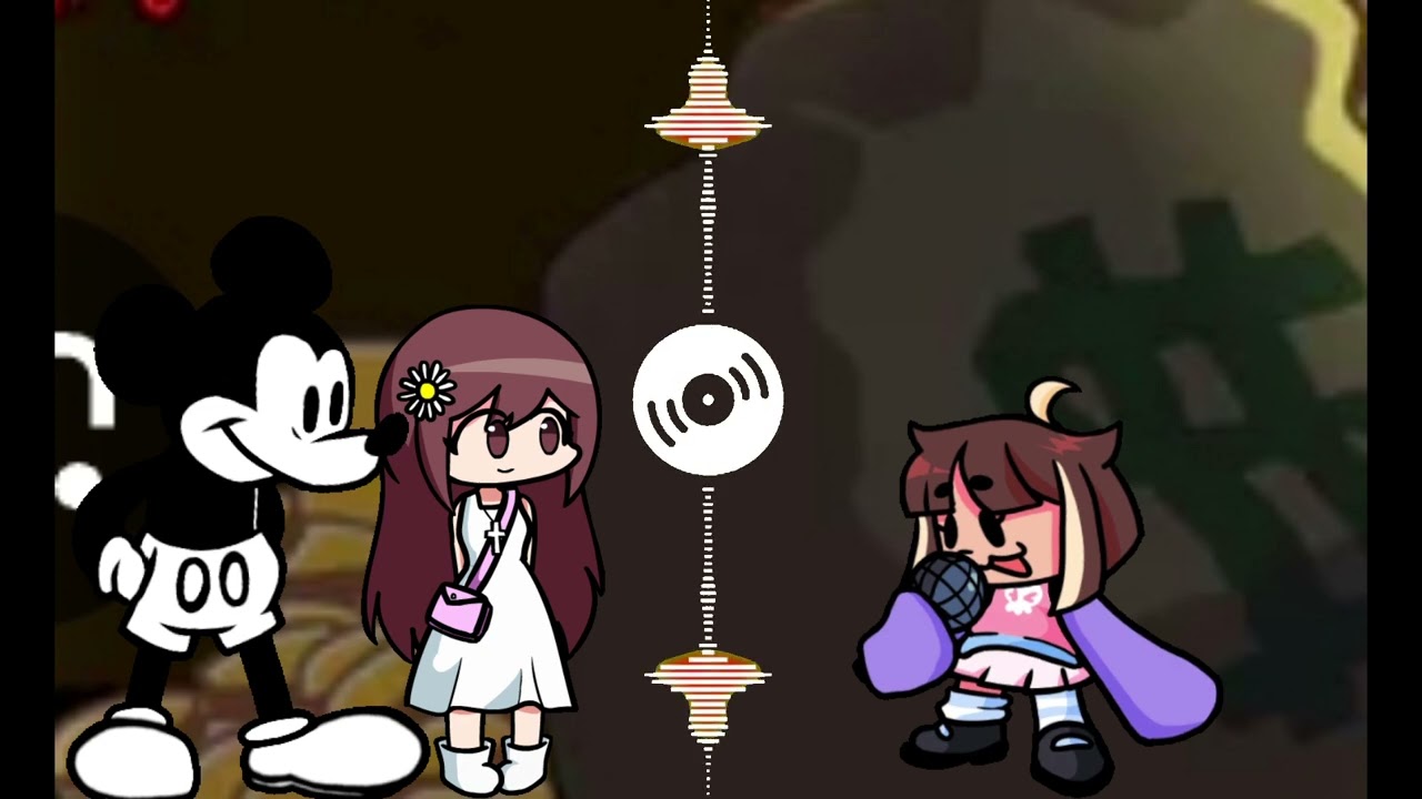 FNF Plum But Mickey Mouse, Daisy and QT Sings It