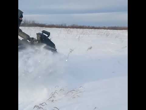 Cf moto X8 по снегу