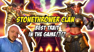 STONETHROWER CLAN - Full Breakdown & Analysis | The clan trait is something!!