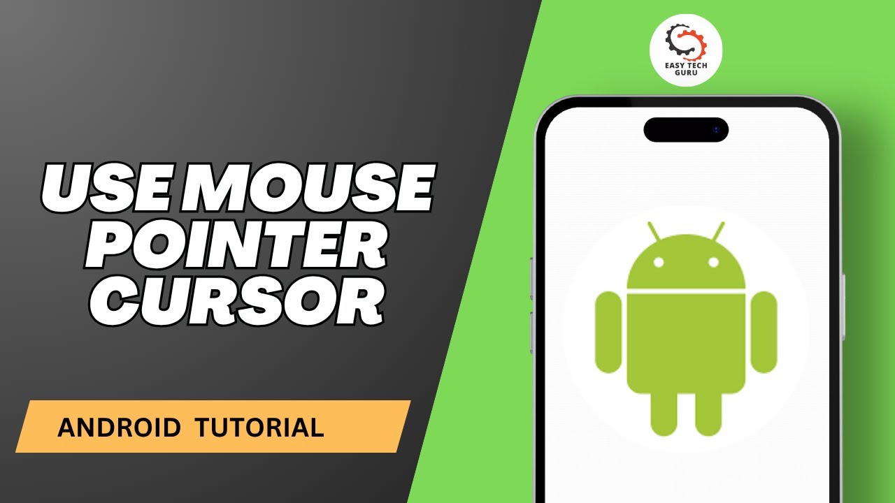 How to Use Mouse Pointer Cursor in Android? - YouTube