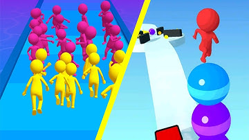 🟢 🟡 Join Clash 3d Vs Stack Rider - All Levels Gameplay Android iOS - 28A3S