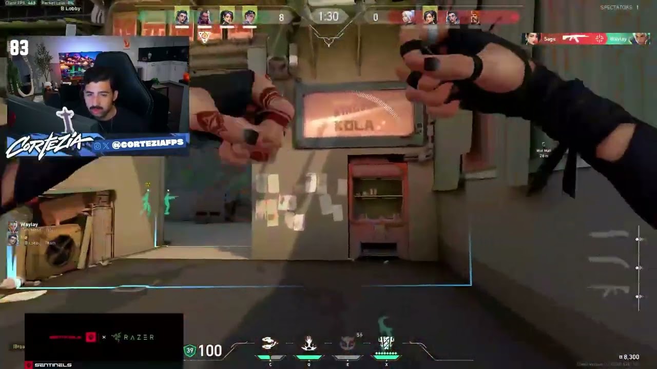 CORTEZIA DE FADE NA SPLIT SIMPLESMENTE DOMINOU O JOGO 😳👁️