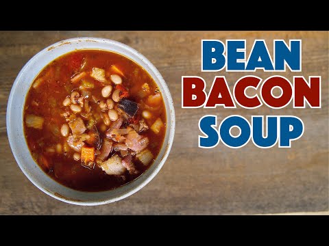 वीडियो: बेकन, अजवाइन और बीन्स के साथ सूप