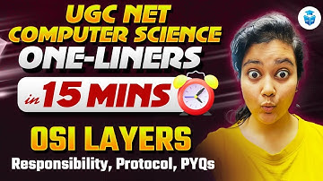 UGC NET Computer Science 2025 | OSI Layers Responsibility, Protocols & PYQs | Aditi Mam