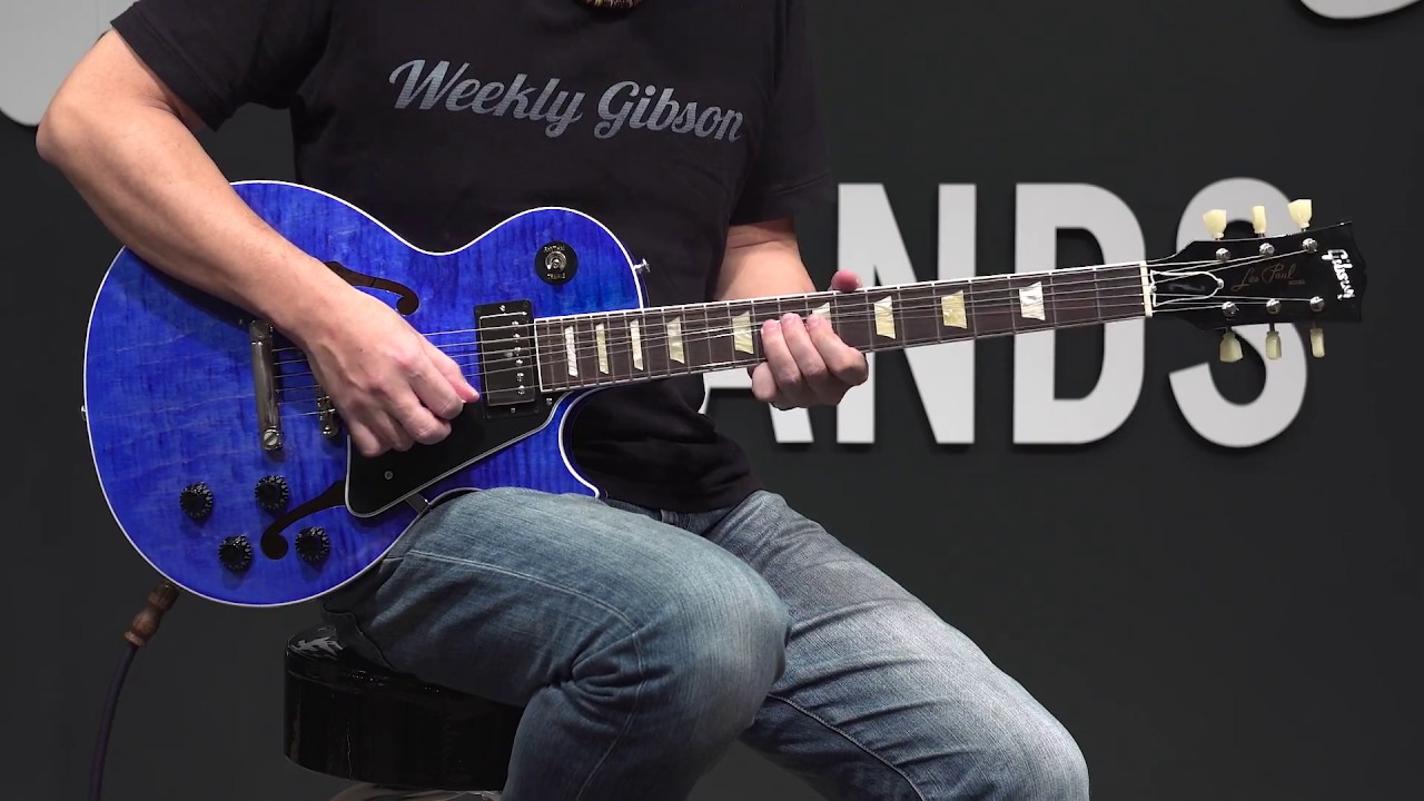 Gibson Memphis ES-Les Paul Blue Stain【週刊ギブソンVol.136】 - YouTube