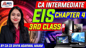 EIS-SM Paper 7-3rd Class | Chapter-4 Ecommerce | CA Inter May 22 | CA CS Divya Agarwal | MEPL |