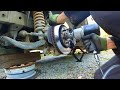 Replacing a worn out wheel bearing -  Nissan Navara D40