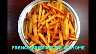 Perfect Crispy French Fries..!!||Homemade Perfect French Fries Recipe.|||Finger Chips Recipe
