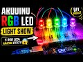 Arduino RGB LED Light Show | Amazing Color Effects with 3 RGB LEDs 🌈