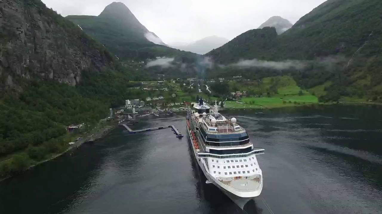Celebrity Cruises - Eclipse - Geiranger,Norway. - YouTube