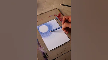 كيف ترسم لوحة بتجنن بثلاث الوان فقط وبدقيقة 