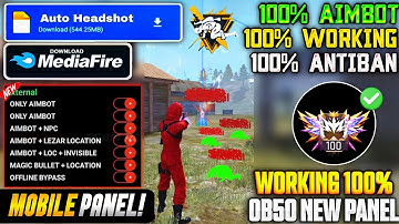 AIMKILL ☠️ MOD MENU 🔥Antiban FF Panel🔥Free Fire Injector🔥Ob51 Free Fire Hack😈FF panel Hack Mobile|FF