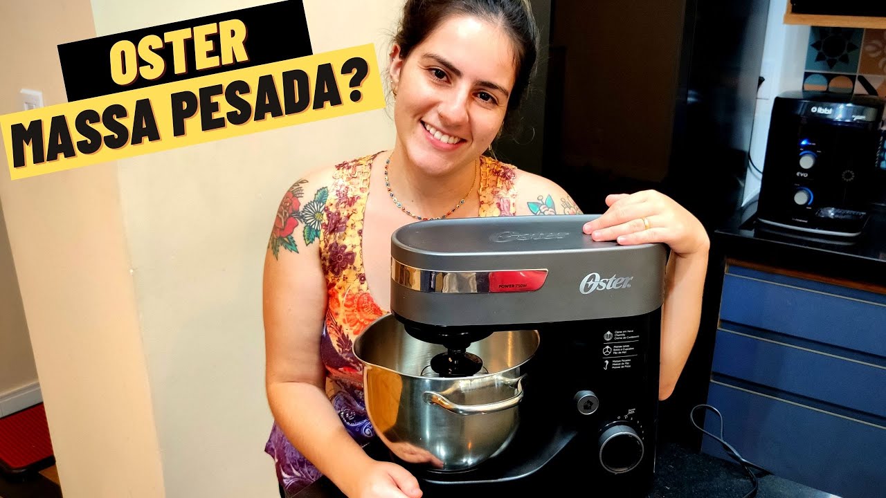 RESENHA COMPLETA BATEDEIRA PLANETARIA OSTER OBAT651 750W │ OSTER É BOA? │ AGUENTA MASSA PESADA?