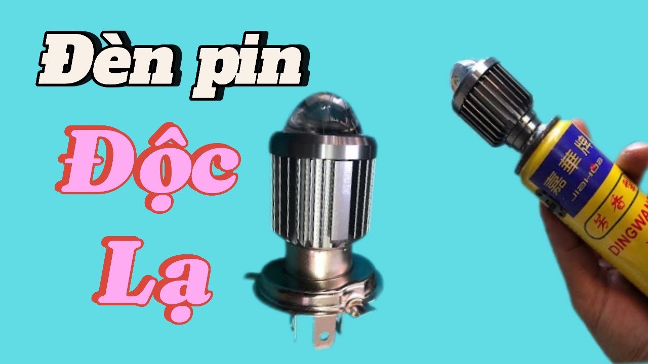 Chế đèn pin siêu sáng 12v , rọi xa 40m - YouTube