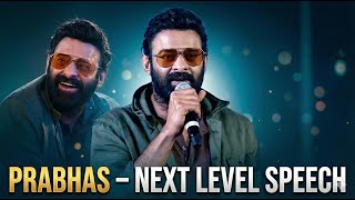 Rebel Star Prabhas Next Level Speech At The Rajasaab Pre Release Event Maruthithaman Siima