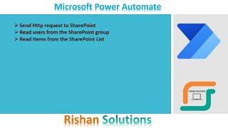 Get users from SharePoint groups and Read Items from SharePoint list using Http request in MS flows