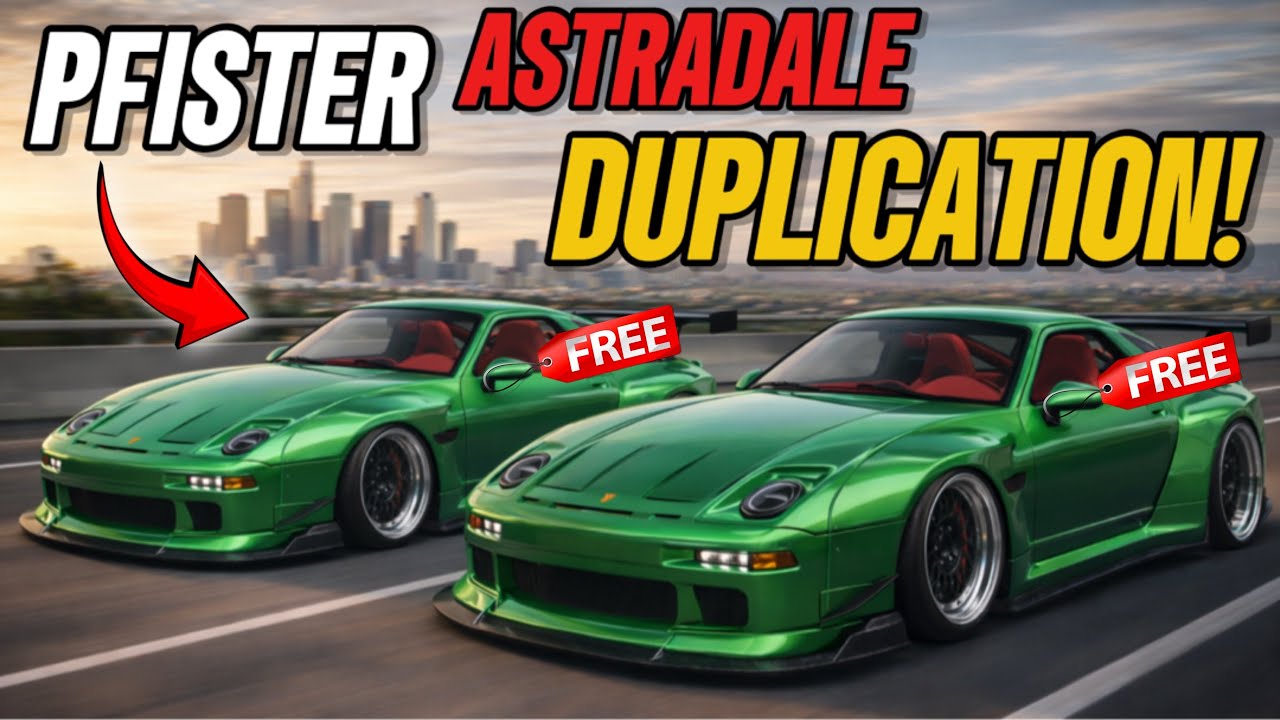 BEST SOLO *NEW FREE* DLC CAR DUPLICATION - PFISTER ASTRALE - GTA 5 Online