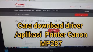 Cara Mudah DOWNLOAD & INSTALL Aplikasi Software SCANNER dan DRIVER Printer CANON MP287