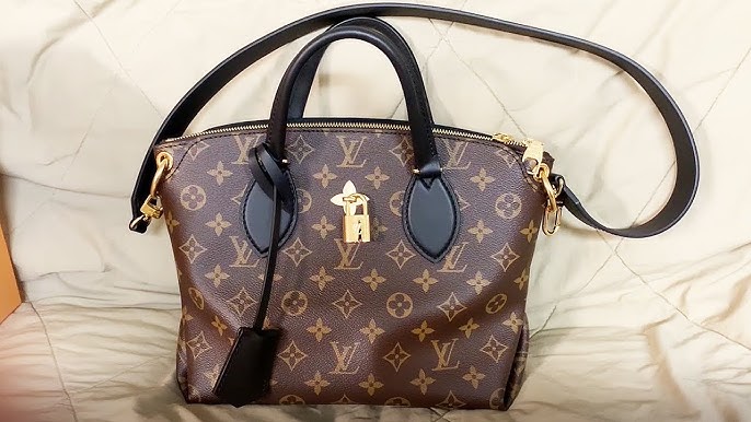 Louis Vuitton Flower Zipped Tote Monogram PM Lie de Vin in Coated