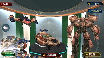 Optimus Prime Multiple Transformation Jet  Robot Car Games Unlocked mission 05  - Android Gameplay