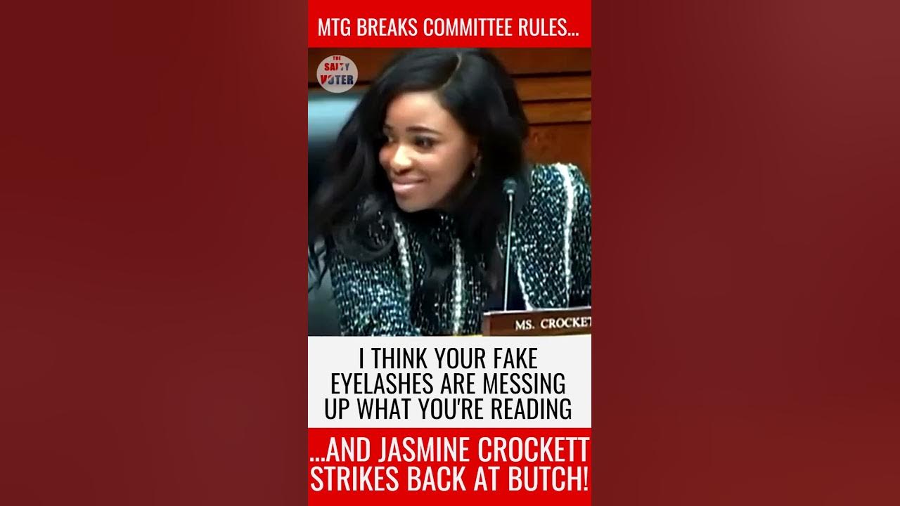 B6 MTG Breaks Committee Rules, Makes Fun of Jasmine Crockett's