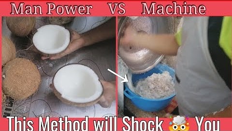 DIY Open coconut and remove the flesh from Shell | two ways | Bbkelez Kitchen