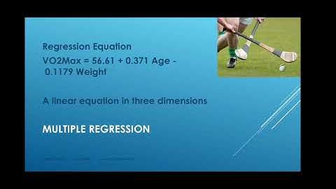 6D.  Multiple Regression and Non-Linear Regression