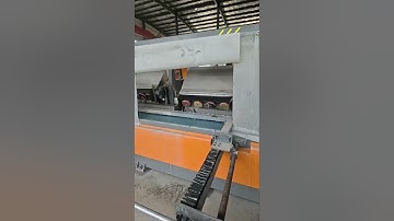 Kerbstone granite cutting machine line is really efficient,slicing&chamfering&polishing machine line