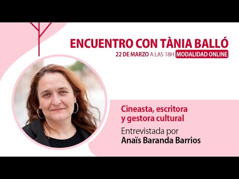 Tània Balló Colell en #DiálogosSororos. Por Anaïs Baranda Barrios 