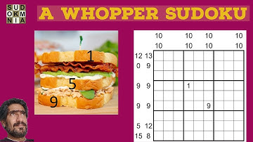 Double Sandwich Sudoku: A whopper!! (WPF Sudoku GP 2020)