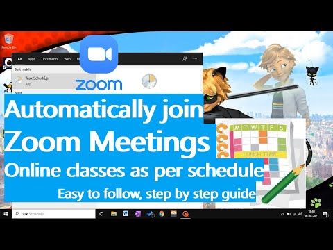 Automatically Join Zoom Meeting / Online Classes as per schedule | Quick & Easy to follow steps