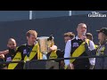 Tigers present the premiership cup to Richmond fans at Punt Rd