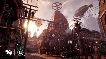 Steampunk / Victorian Environment Level Design | Available for Unity & Unreal Engine