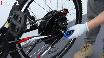 From Normal to E-bike: Voilamart 48v 1500w SW900 LCD Rear Wheel Kit Transformation