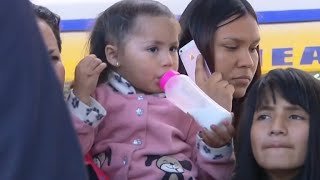 Part of migrant caravan reaches U.S.-Mexico border