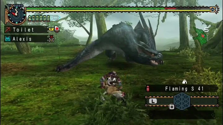 Monster Hunter Freedom Unite Nekoht's Quests - LV 9★ : Secret Request: Nargacuga! URGENT!