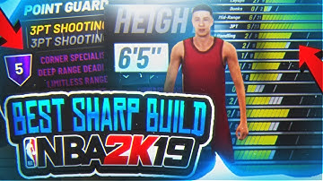BEST PURE SHARP BUILD IN NBA 2K19 • IF YOUR MAKING A SHARP WATCH THIS BEFORE MAKING ONE!!!
