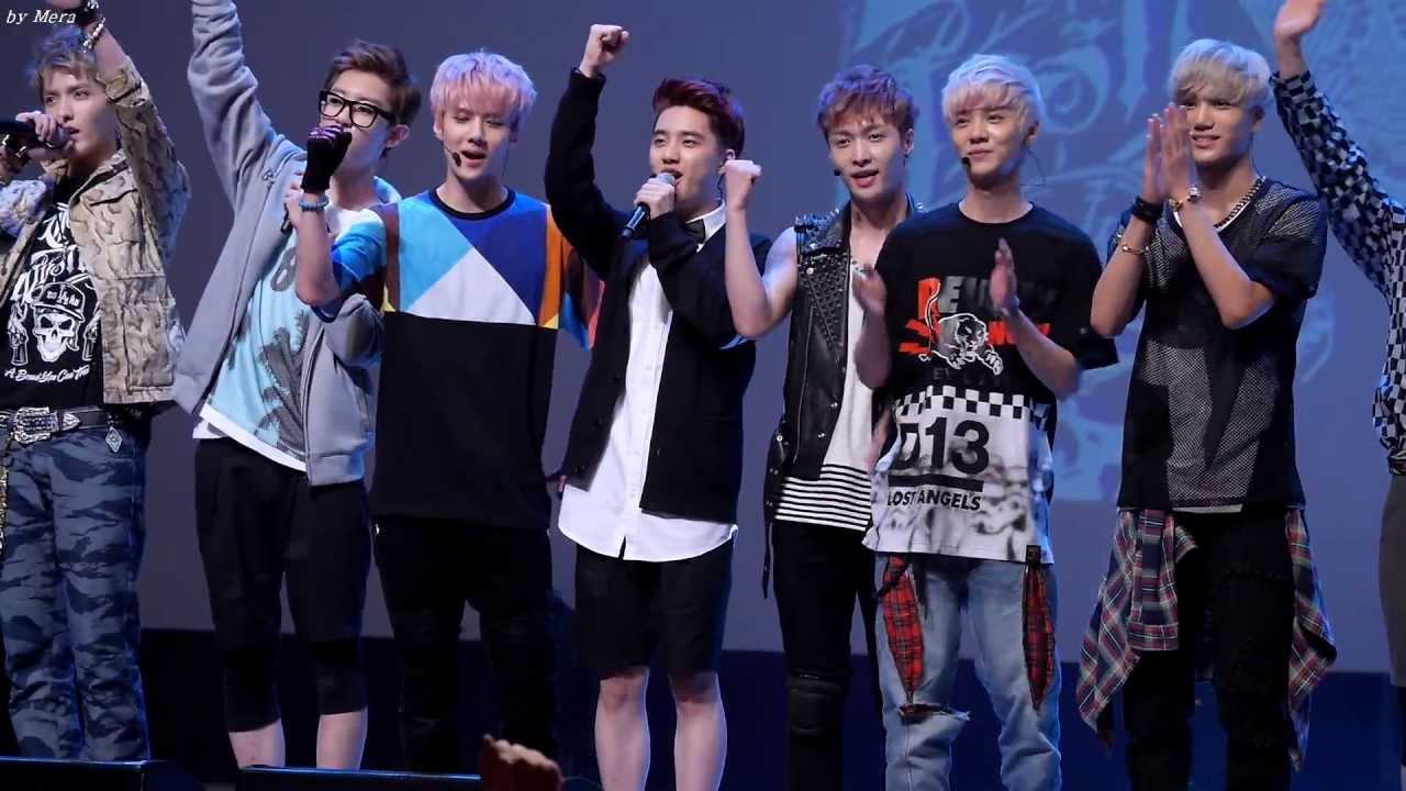130806 EXO - Talk [가로]직캠 (경희대학교평화의전당) by Mera